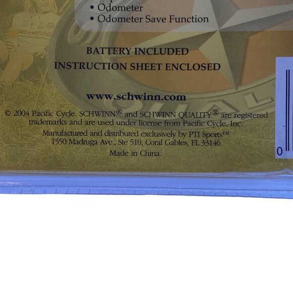 Schwinn 17-Function Bike Cycle Computer Backlit Screen NEW Speed Distance Time - Picture 6 of 11